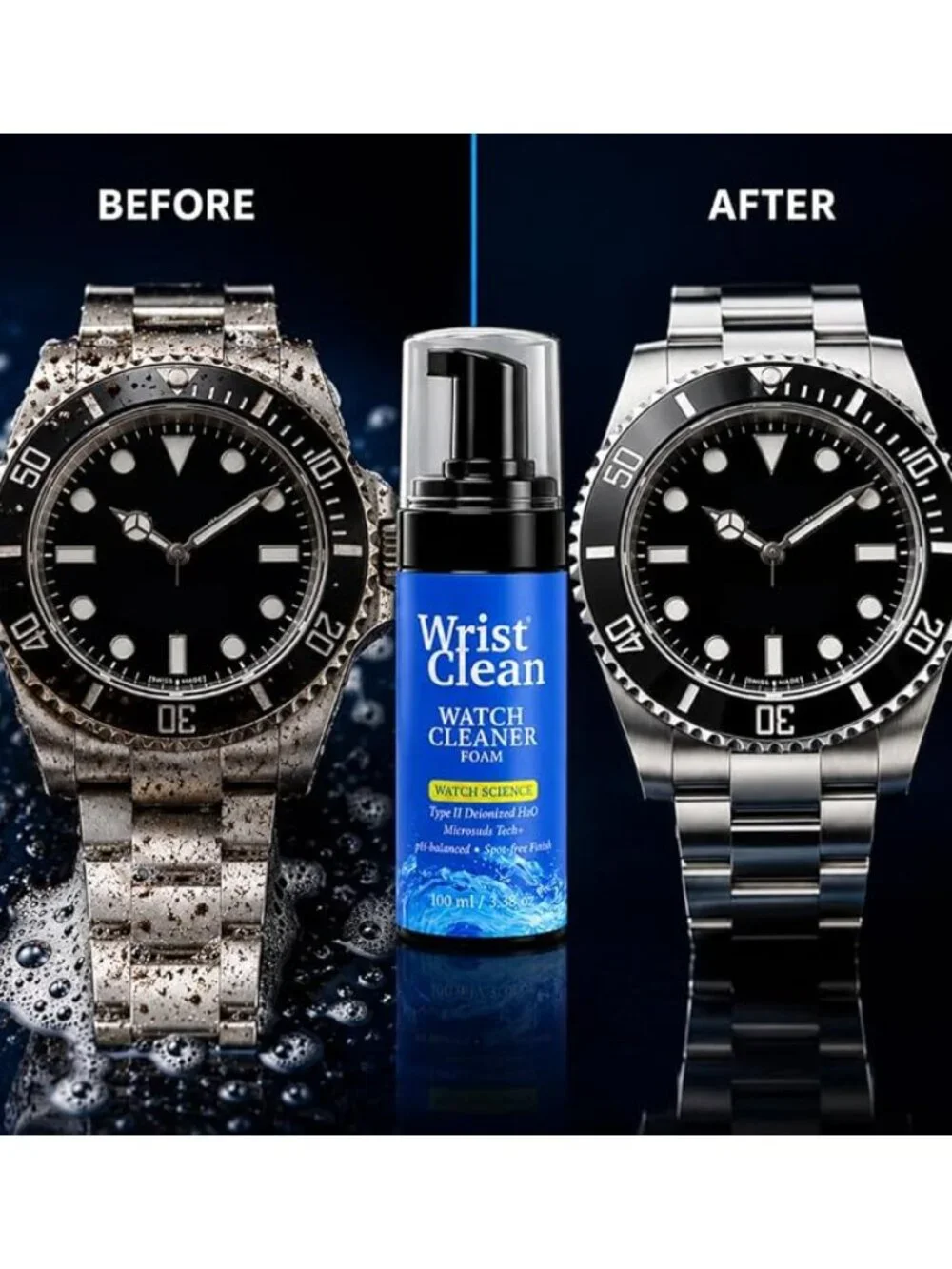 WristClean Ultra Watch Cleaning & Polishing Kit 9 Piece Set NEW